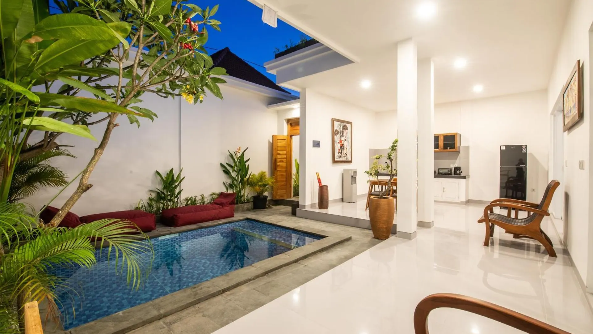 2-Br Private Pool Bidadari Villa Seminyak Sunset Road St